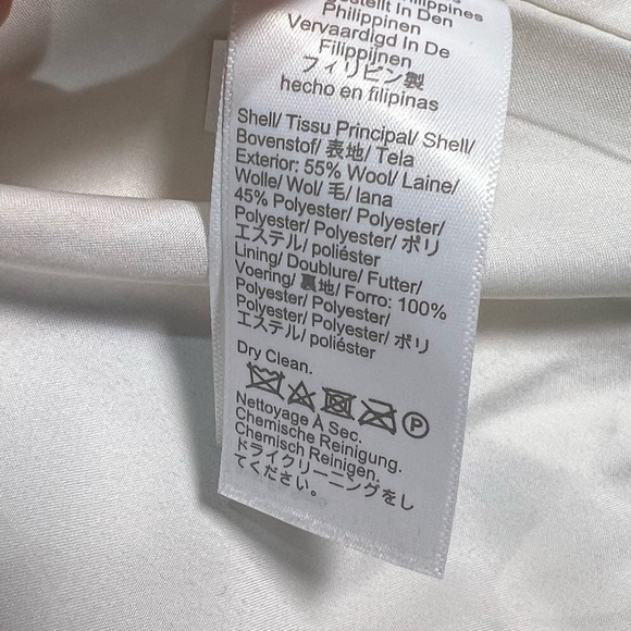 J Crew Size 8 Wool Blackwatch Tartan Gingham Brass Button Large Check Blazer EUc - Picture 13 of 14